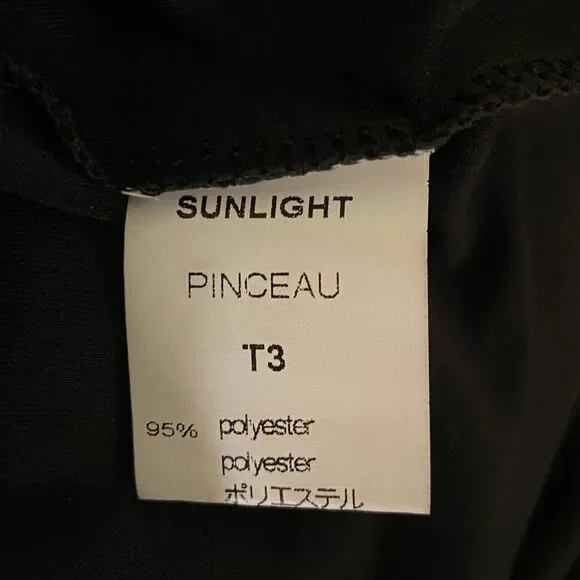 NWT Sunlight blouse. Black with graffiti print.  Medium. Made in France - Picture 6 of 6